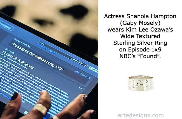 Handmade Jewelry as seen on Found Gabi Mosely (Shanola Hampton) Episode 1x9 11/28/2023