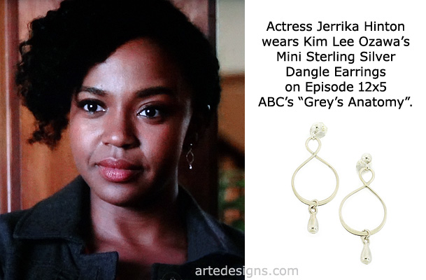 Handmade Jewelry as seen on Grey's Anatomy Jerrika Hinton Episode 12x05 10/22/2015