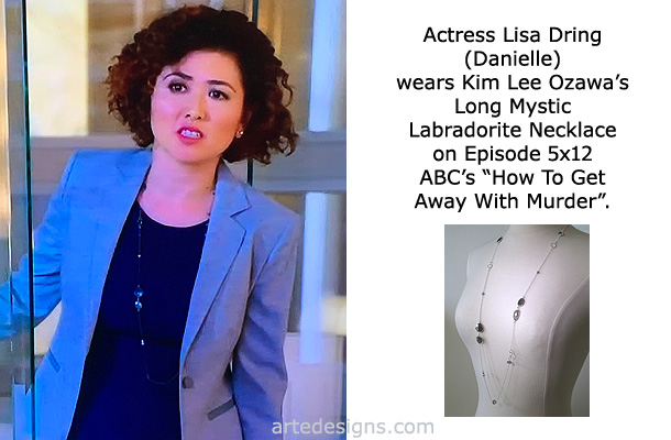 Handmade Jewelry as seen on How To Get Away With Murder Lisa Dring Episode 5x12 2/7/2019