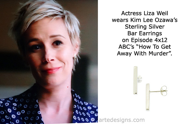 Handmade Jewelry as seen on How To Get Away With Murder Liza Weil Episode 4x12 2/8/2018