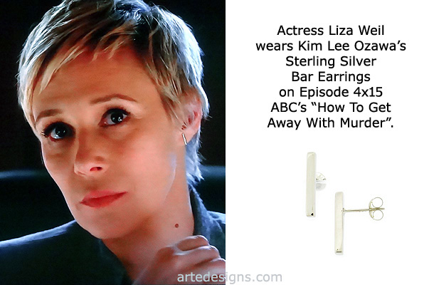 Handmade Jewelry as seen on How To Get Away With Murder Liza Weil Episode 4x15 3/15/2018