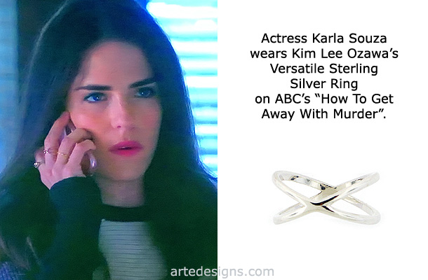Handmade Jewelry as seen on How To Get Away With Murder Karla Souza Episode 5x13 2/14/2019