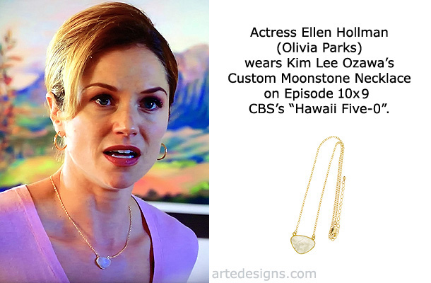 Handmade Jewelry as seen on Hawaii Five-0 Olivia Parks (Ellen Hollman) Episode 10x9 11/22/2019