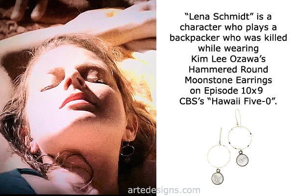 Handmade Jewelry as seen on Hawaii Five-0 character Lena Schmidt Episode 10x9 11/22/2019
