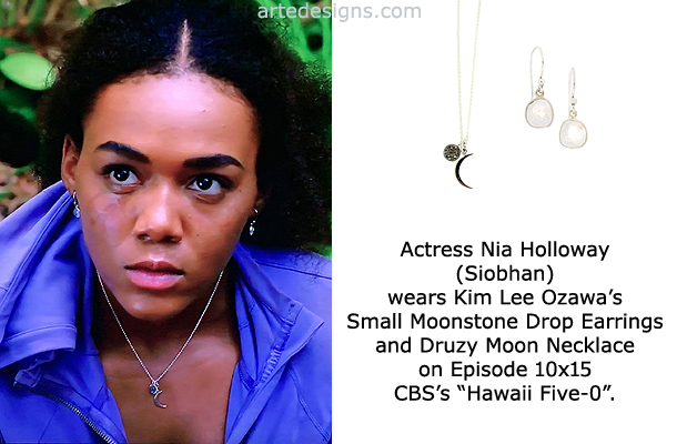 Handmade Jewelry as seen on Hawaii Five-0 Siobhan aka Bonnie (Nia Holloway) Episode 10x15 2/7/2020