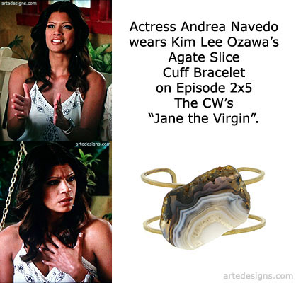 Handmade Jewelry as seen on Jane the Virgin Xiomara Villanueva (Andrea Navedo) Episode 2x05 11/9/2015
