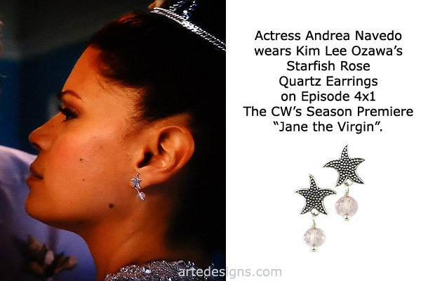 Handmade Jewelry as seen on Jane the Virgin Xiomara Villanueva (Andrea Navedo) Episode 4x1 10/13/2017