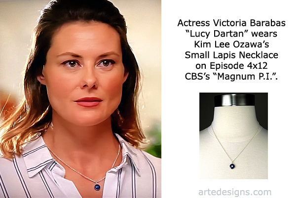 Handmade Jewelry as seen on Magnum P.I. Lucy Dartan (Victoria Barabas) Episode 4x12 1/21/2022