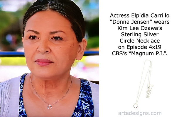 Handmade Jewelry as seen on Magnum P.I. Donna Jensen Episode 4x19 4/29/2022
