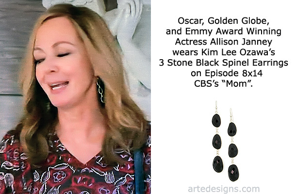 Handmade Jewelry as seen on Mom Allison Janney Episode 8x14 4/8/2021