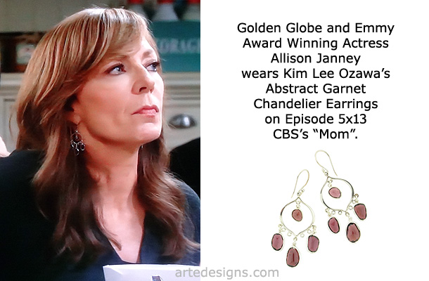 Handmade Jewelry as seen on Mom Allison Janney Episode 5x13 3/1/2018