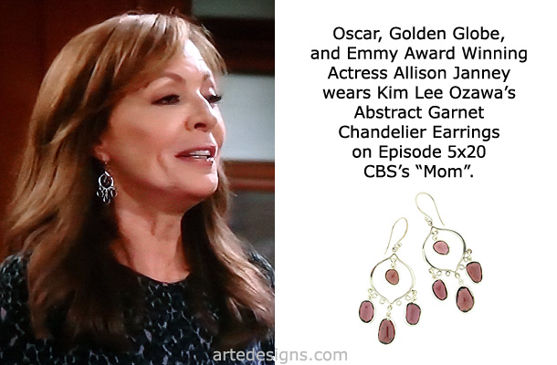 Handmade Jewelry as seen on Mom Allison Janney Episode 5x20 5/3/2018