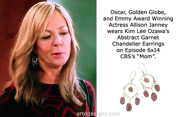 Handmade Jewelry as seen on Mom Allison Janney Episode 6x14 1/31/2019
