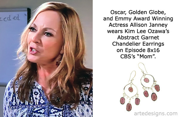 Handmade Jewelry as seen on Mom Allison Janney Episode 8x16 4/22/2021