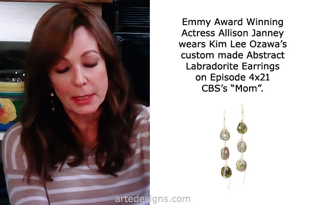 Handmade Jewelry as seen on Mom Allison Janney Episode 4x21 5/4/2017