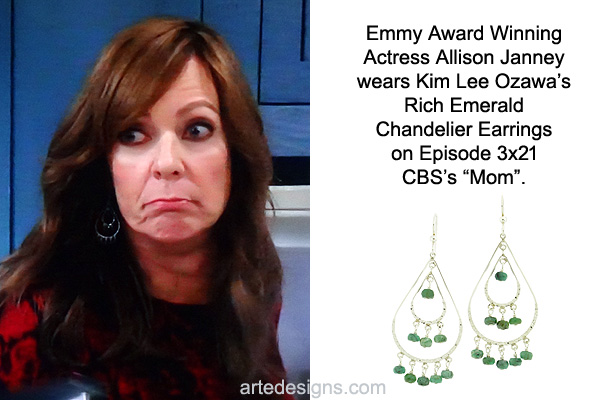 Handmade Jewelry as seen on Mom Allison Janney Episode 3x21 5/12/2016