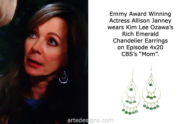 Handmade Jewelry as seen on Mom Allison Janney Episode 4x20 4/27/2017