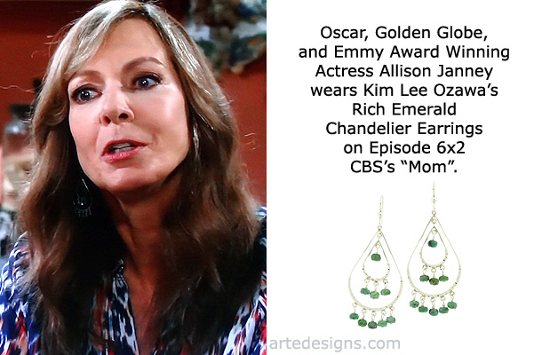 Handmade Jewelry as seen on Mom Allison Janney Episode 6x2 10/4/2018
