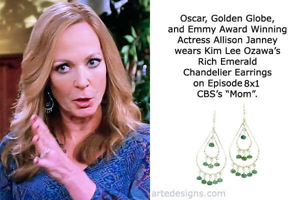 Handmade Jewelry as seen on Mom Allison Janney Episode 8x1 11/5/2020