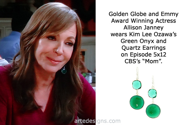 Handmade Jewelry as seen on Mom Allison Janney Episode 5x12 2/1/2018