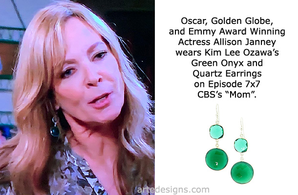 Handmade Jewelry as seen on Mom Allison Janney Episode 7x7 11/14/2019