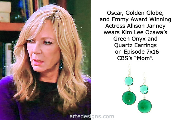 Handmade Jewelry as seen on Mom Allison Janney Episode 7x16 2/20/2020