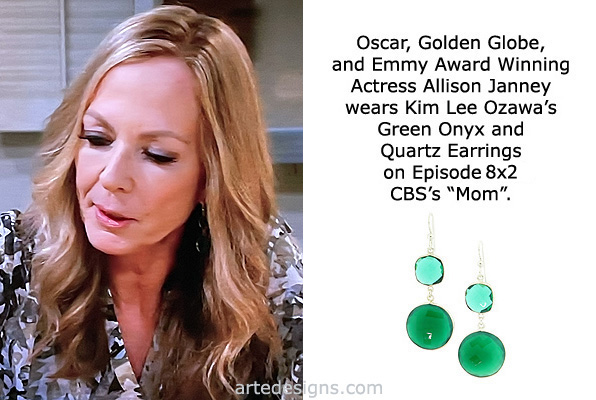 Handmade Jewelry as seen on Mom Allison Janney Episode 8x2 11/12/2020