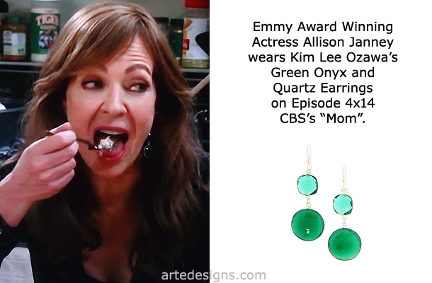 Handmade Jewelry as seen on Mom Allison Janney Episode 4x14 2/16/2017
