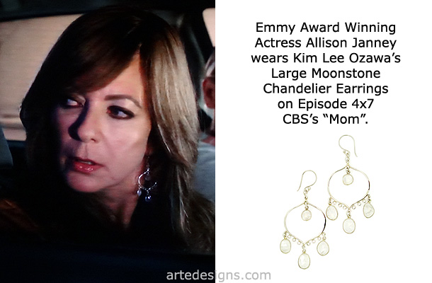 Handmade Jewelry as seen on Mom Allison Janney Episode 4x7 12/8/2016