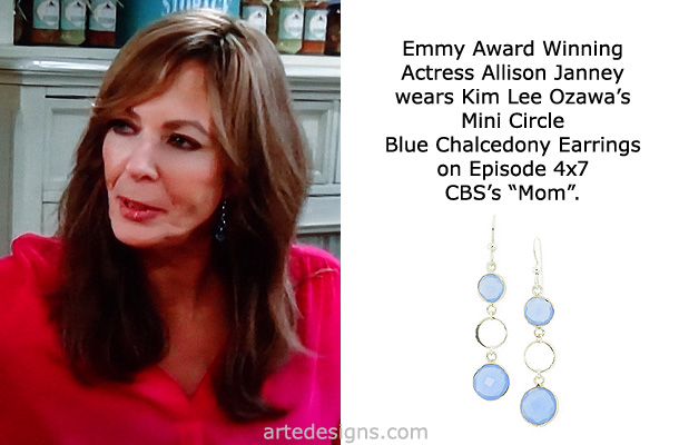 Handmade Jewelry as seen on Mom Allison Janney Episode 4x7 12/8/2016