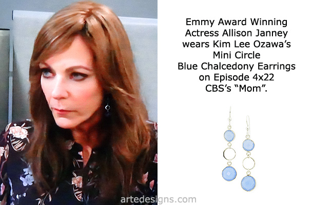 Handmade Jewelry as seen on Mom Allison Janney Episode 4x22 5/11/2017
