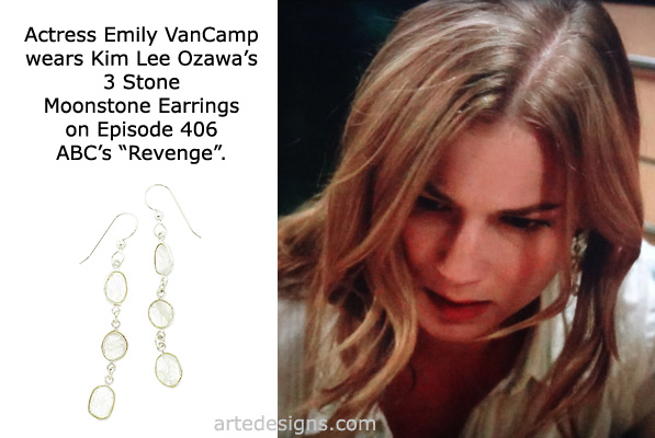 Handmade Jewelry as seen on Revenge Emily VanCamp Episode 4x06 11/2/2014