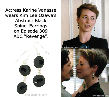 Handmade Jewelry as seen on Revenge Karine Vanasse Episode 3x09 12/8/2013