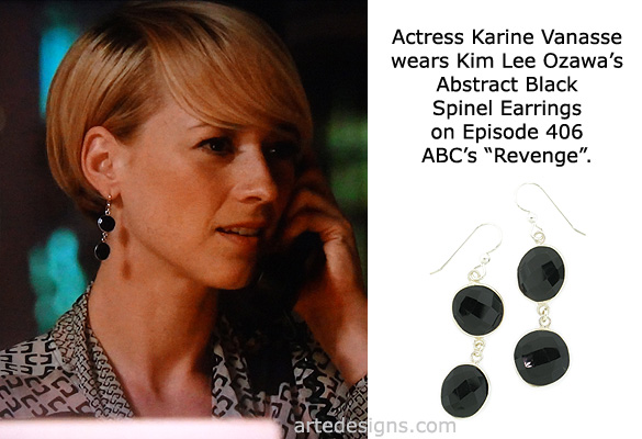 Handmade Jewelry as seen on Revenge Karine Vanasse Episode 4x06 11/2/2014