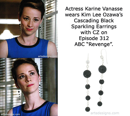 Handmade Jewelry as seen on Revenge Karine Vanasse Episode 3x12 1/12/2014