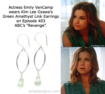 Handmade Jewelry as seen on Revenge Emily VanCamp Episode 4x03 10/12/2014