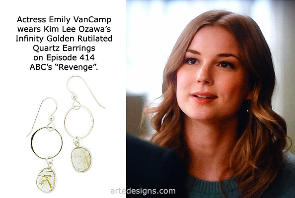 Handmade Jewelry as seen on Revenge Emily VanCamp Episode 4x14 1/25/2015