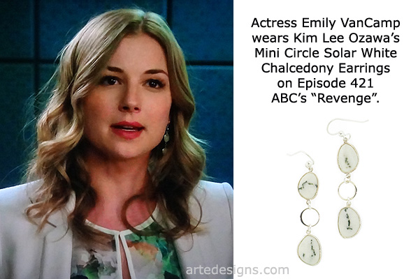 Handmade Jewelry as seen on Revenge Emily VanCamp Episode 4x21 4/26/2015