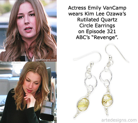 Handmade Jewelry as seen on Revenge Emily VanCamp Episode 3x21 5/4/2014