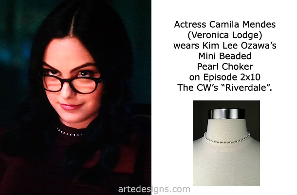 Handmade Jewelry as seen on Riverdale Veronica Lodge (Camila Mendes) Episode 2x10 1/17/2018