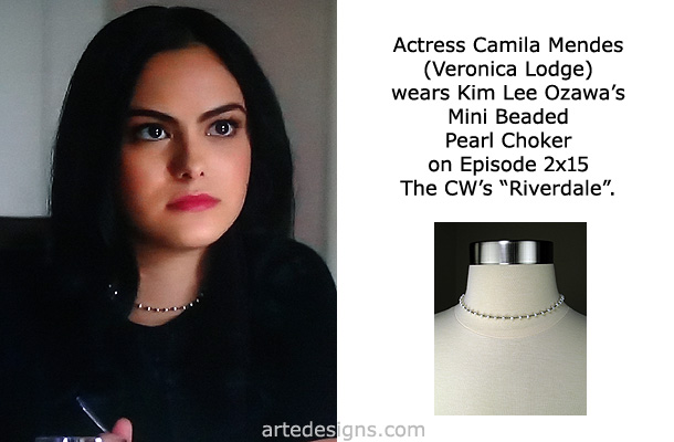 Handmade Jewelry as seen on Riverdale Veronica Lodge (Camila Mendes) Episode 2x15 3/14/2018