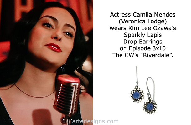 Handmade Jewelry as seen on Riverdale Veronica Lodge (Camila Mendes) Episode 3x10 1/23/2019