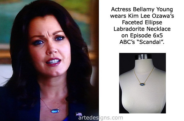 Handmade Jewelry as seen on Scandal Bellamy Young Episode 6x5 3/9/2017