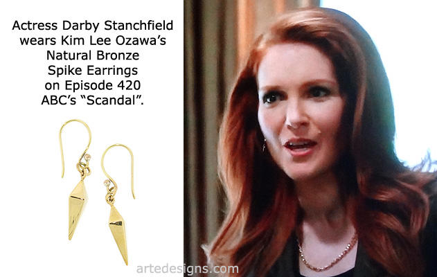 Handmade Jewelry as seen on Scandal Darby Stanchfield Episode 4x20 4/23/2015