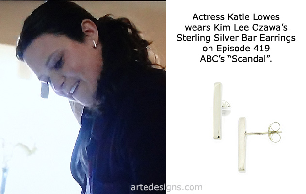 Handmade Jewelry as seen on Scandal Katie Lowes Episode 4x19 4/16/2015