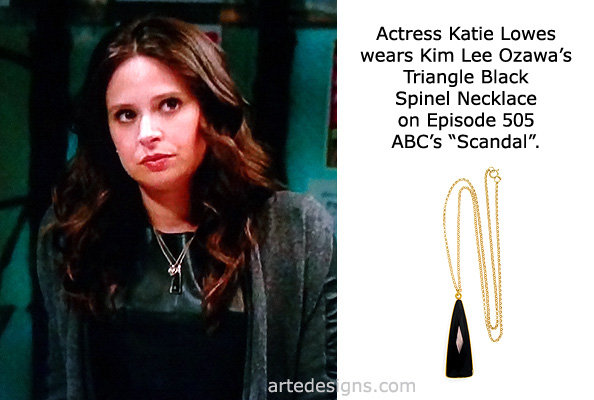 Handmade Jewelry as seen on Scandal Katie Lowes Episode 5x5 10/22/2015
