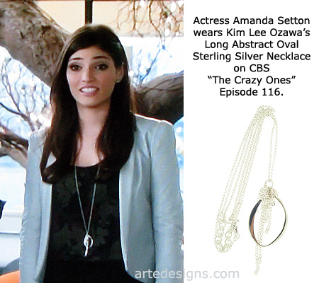 Handmade Jewelry as seen on The Crazy Ones Amanda Setton Episode 1x16 2/27/2014