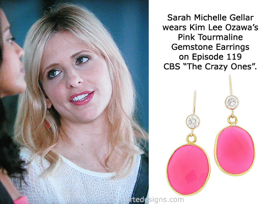 Handmade Jewelry as seen on The Crazy Ones Sarah Michelle Gellar Episode 1x19 4/3/2014