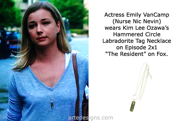 Handmade Jewelry as seen on The Resident Nurse Nic Nevin (Emily VanCamp) Episode 2x1 9/24/2018