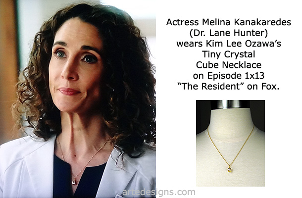 Handmade Jewelry as seen on The Resident Dr. Lane Hunter (Melina Kanakaredes) Episode 1x13 5/7/2018